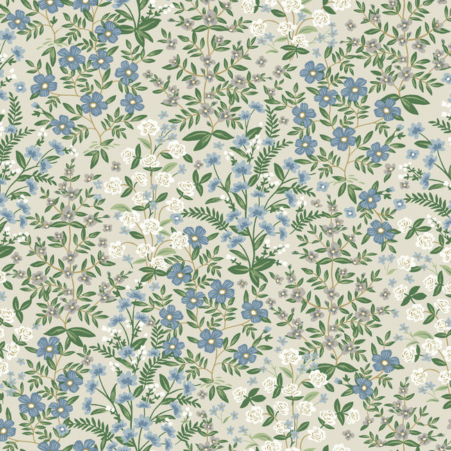 Rifle Paper Co Wildwood Garden Wallpaper - Linen