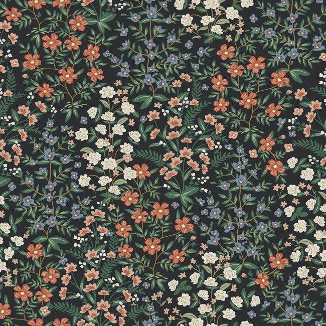 Rifle Paper Co Wildwood Garden Wallpaper - Black