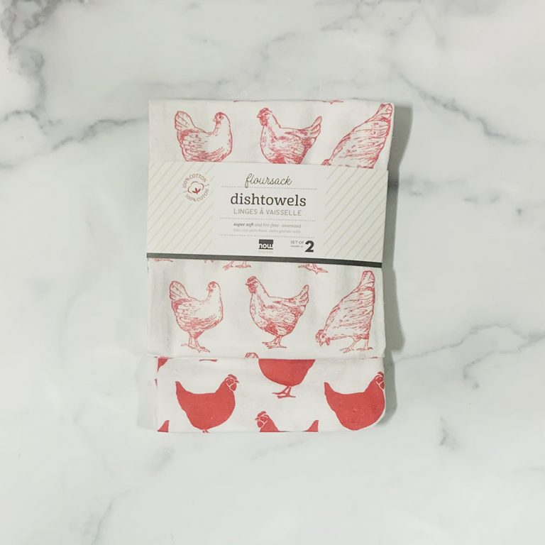 Color Center Floursack Set - Red Chickens