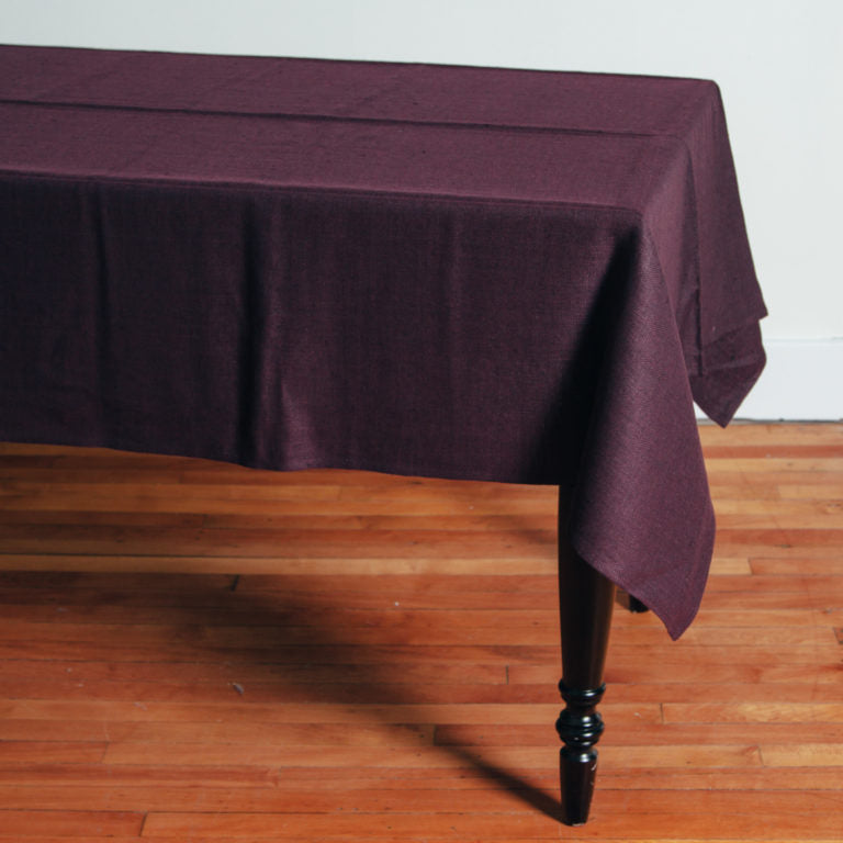 Lara Tablecloth - Aubergrine
