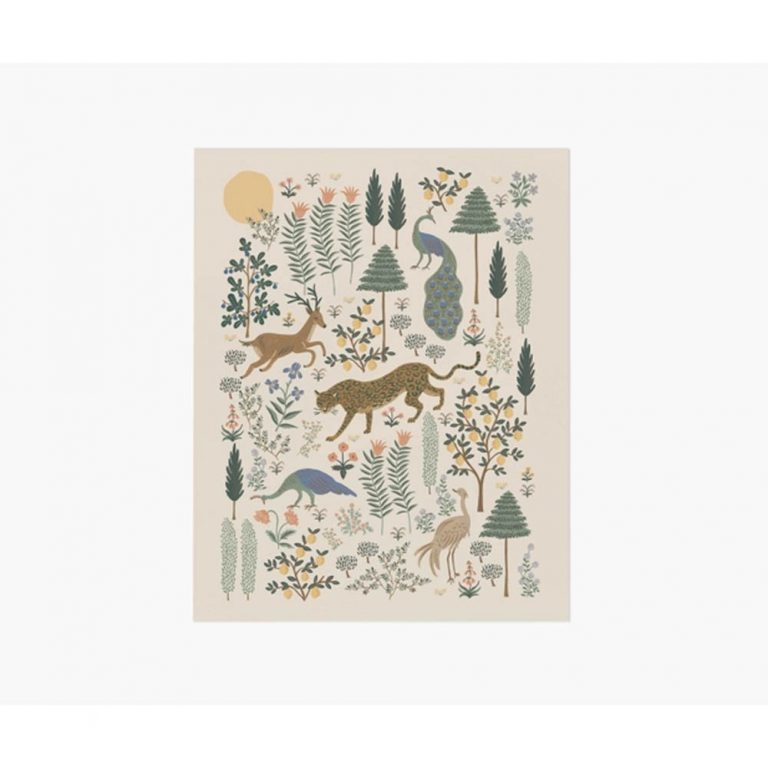 Rifle Paper Co 8x10 Art Print - Menagerie Forest