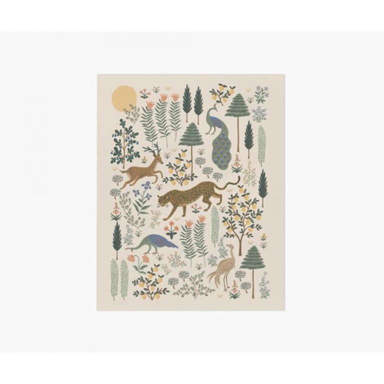 Rifle Paper Co 8x10 Art Print - Menagerie Forest
