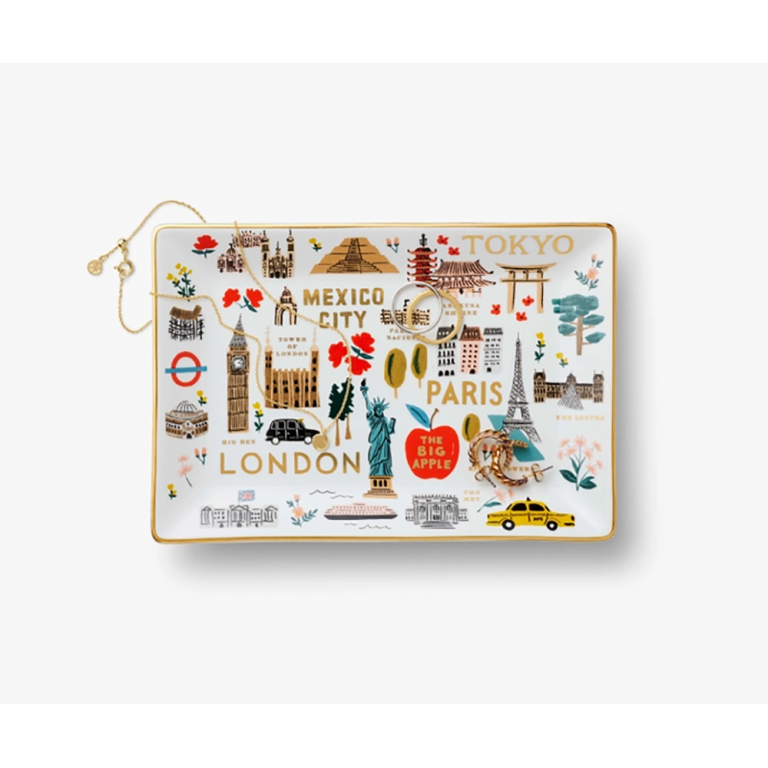 Rifle Paper Co Catchall Tray - Bon Voyage