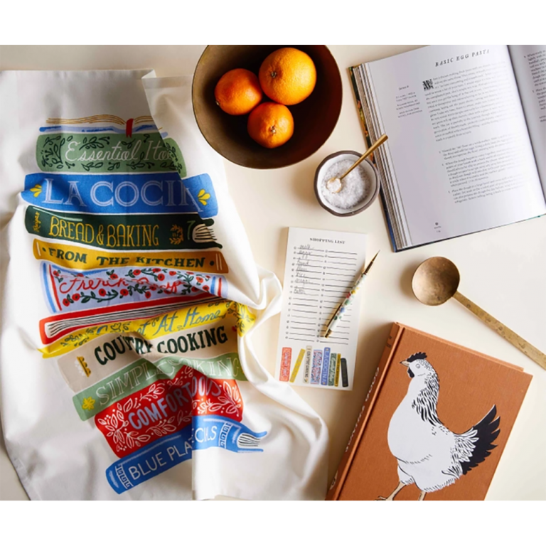 Rifle Paper Co Tea Towel - Cookbooks