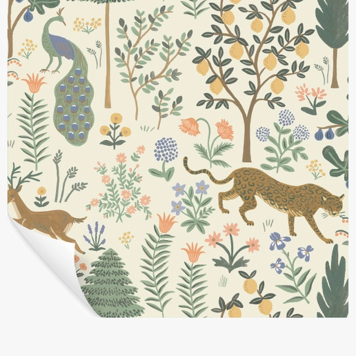 Rifle Paper Co Menagerie Peel & Stick Wallpaper - Cream