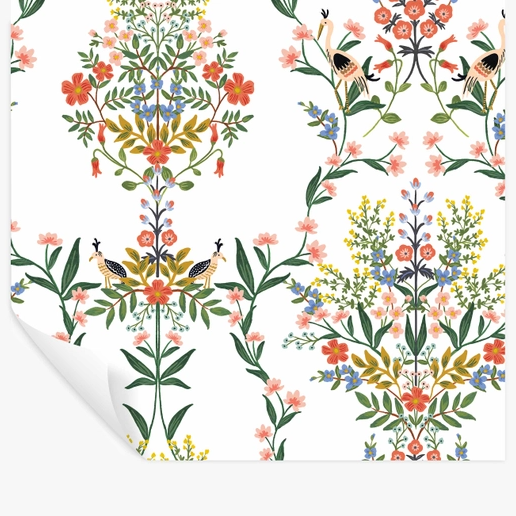 Rifle Paper Co Luxembourg Peel & Stick Wallpaper - White Multi