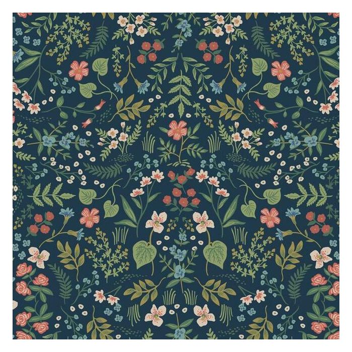 Rifle Paper Co Wildwood Wallpaper - Navy