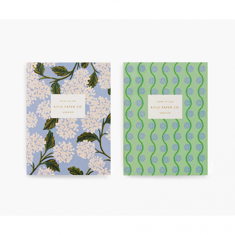 Rifle Paper Co Pocket Notebook Set - Hydrangea