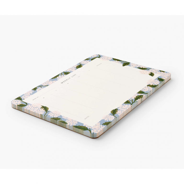 Rifle Paper Co Weekly Desk Pad - Hydrangea