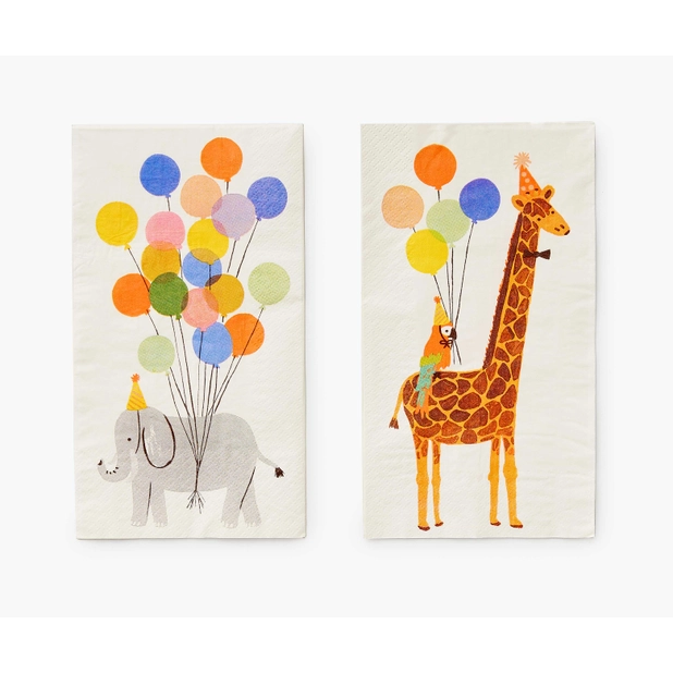 Rifle Paper Co Guest Napkins - Party Animals