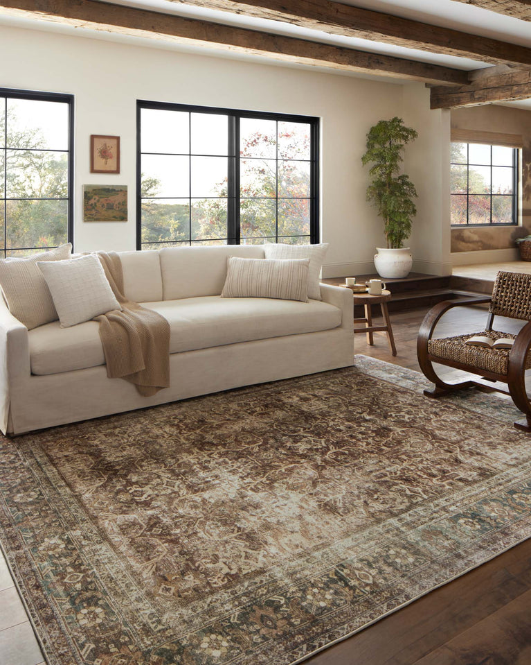 Magnolia Home x Loloi Sinclair Rug - Rust Lagoon