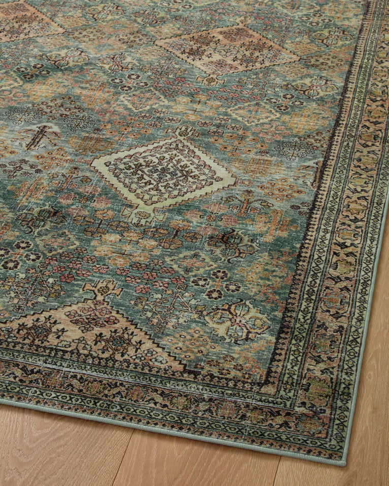 Magnolia Home x Loloi Sinclair Rug - Turquoise Multi