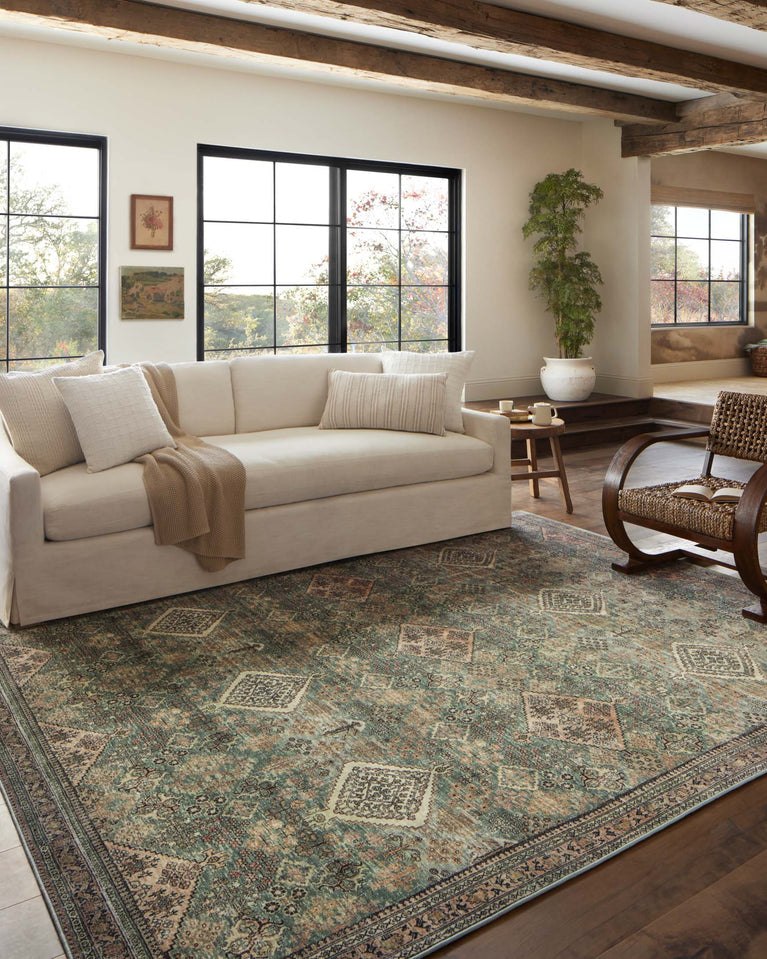 Magnolia Home x Loloi Sinclair Rug - Turquoise Multi