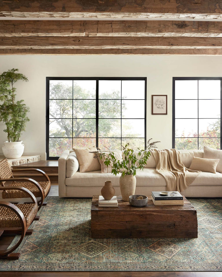 Magnolia Home x Loloi Sinclair Rug - Turquoise Multi