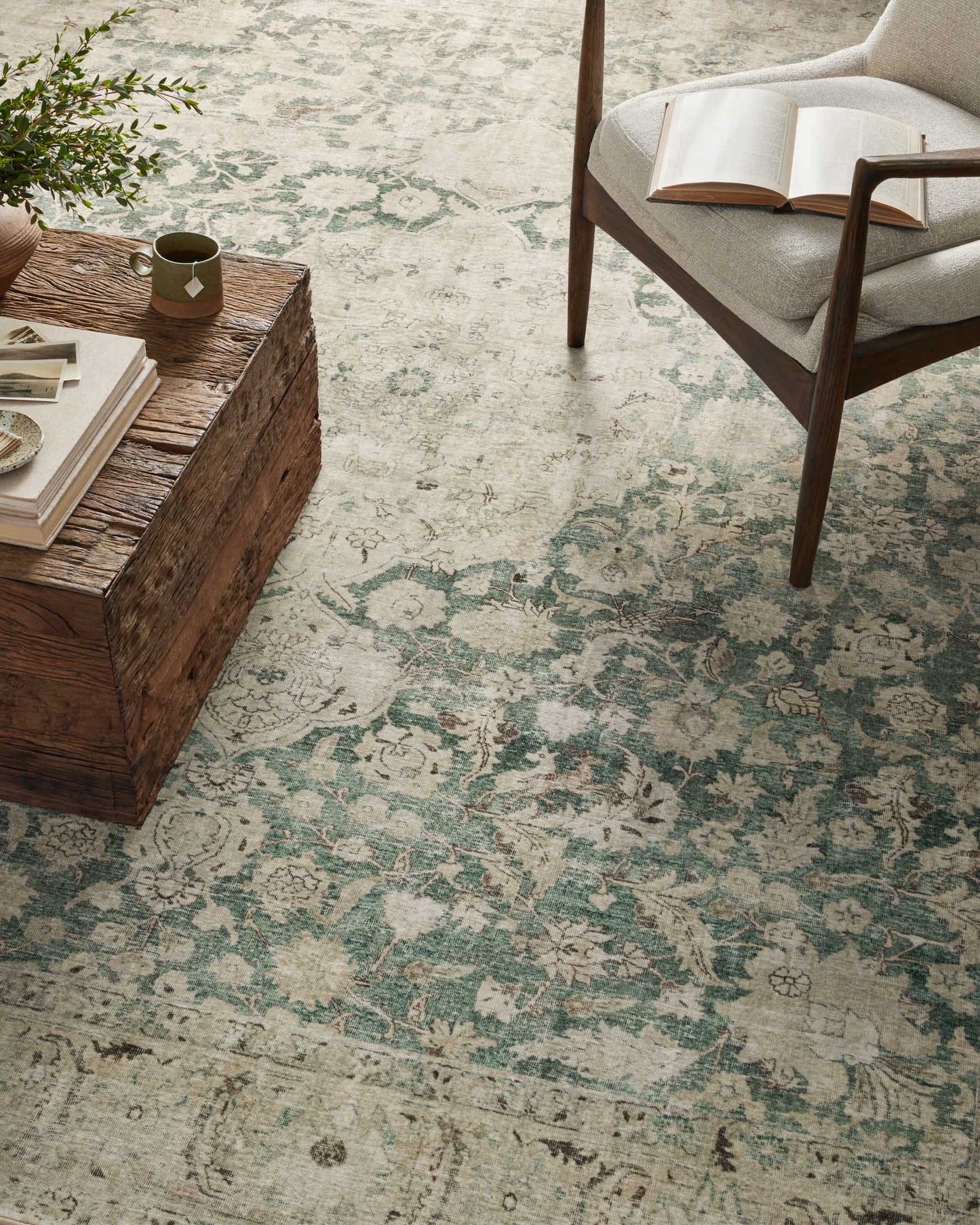 Magnolia Home x Loloi Sinclair Rug - Jade Sand