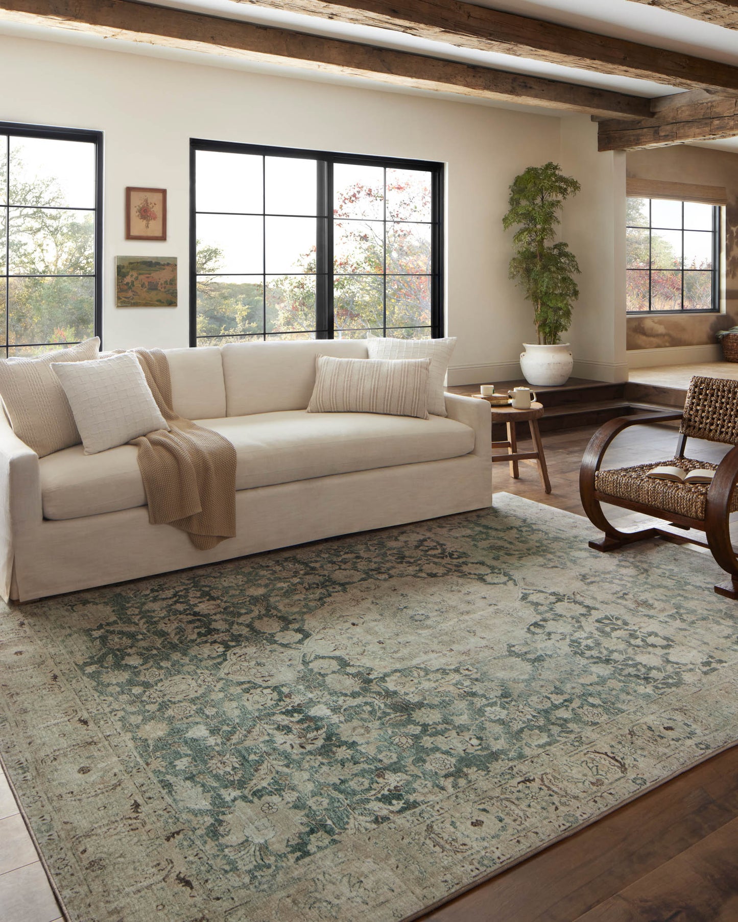 Magnolia Home x Loloi Sinclair Rug - Jade Sand