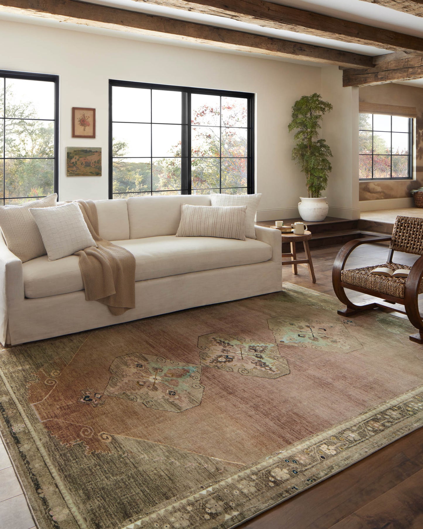 Magnolia Home x Loloi Sinclair Rug - Clay Tobacco