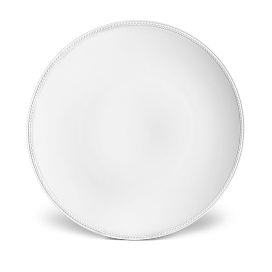Soie Tressée Charger Plate - White
