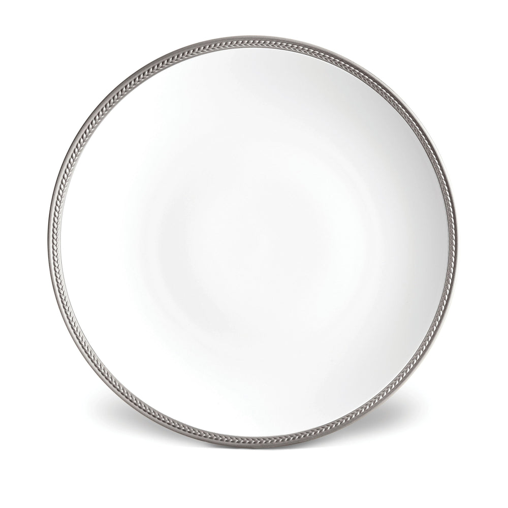 Soie Tressée Charger Plate - Platinum