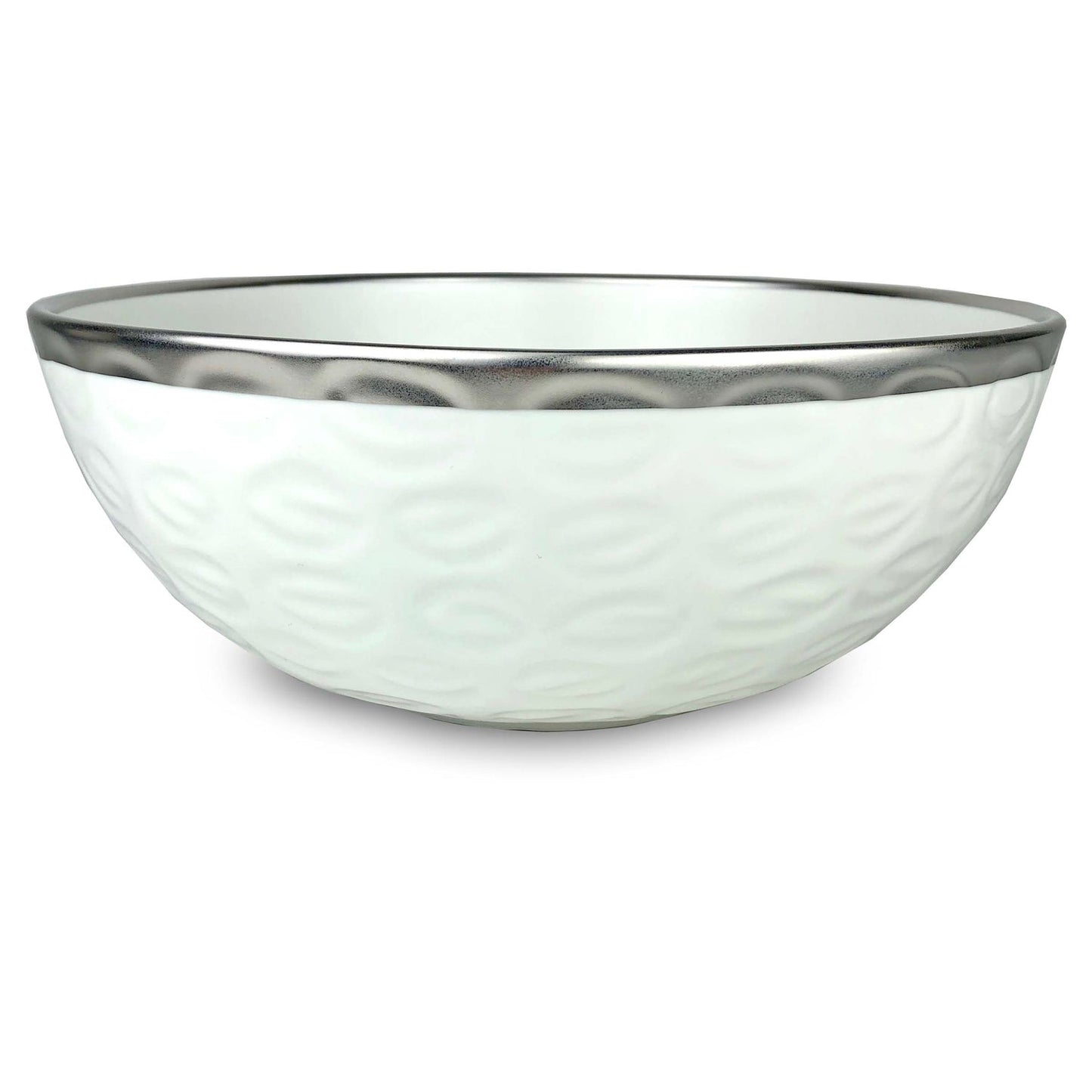 Truro Large Bowl - Platinum