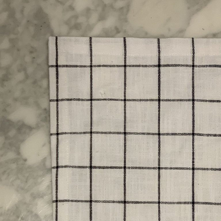 Vintage Wash Placemat - Black
