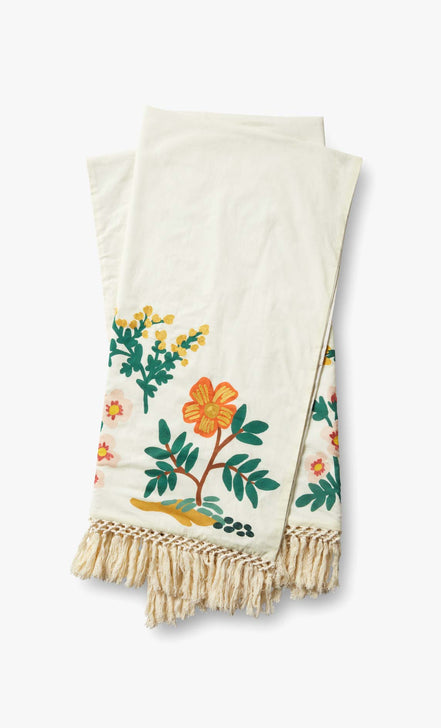 DISCONTINUED - Rifle Paper Co x Loloi Wildwood Throw Blanket (Set of 2)
