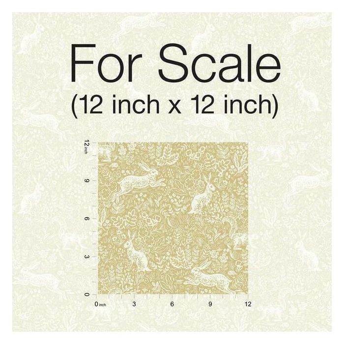 Rifle Paper Co Fable Wallpaper - Metallic Gold