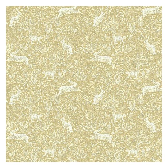 Rifle Paper Co Fable Wallpaper - Metallic Gold
