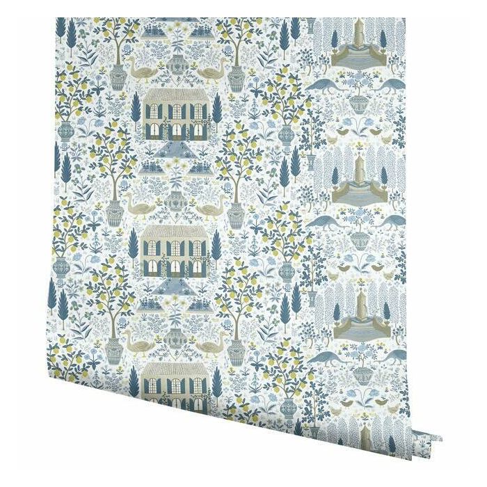 Rifle Paper Co Camont Wallpaper - Indigo