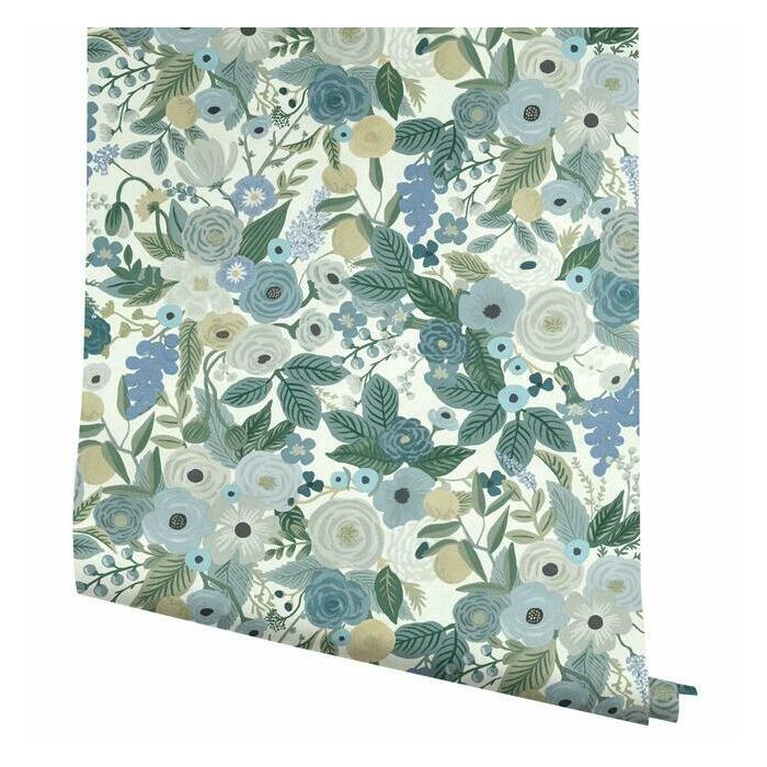 Rifle Paper Co Garden Party Wallpaper - Indigo Multi