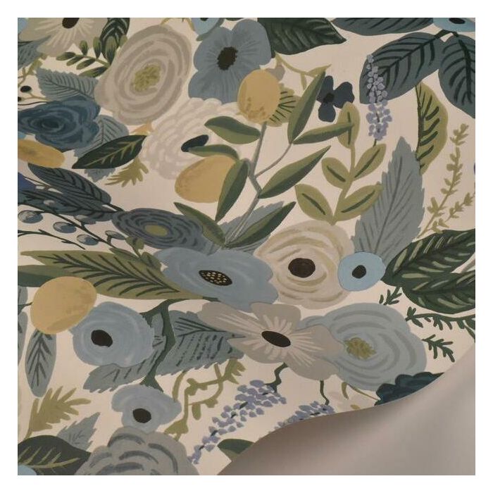 Rifle Paper Co Garden Party Wallpaper - Indigo Multi