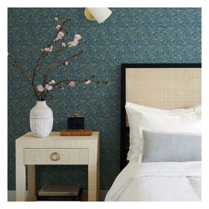 Rifle Paper Co Tapestry Wallpaper - Indigo