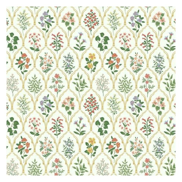Rifle Paper Co Hawthorne Wallpaper - Rose Multi