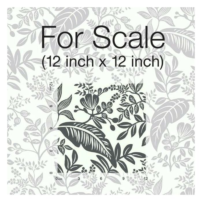 Rifle Paper Co Canopy Wallpaper - Black & White
