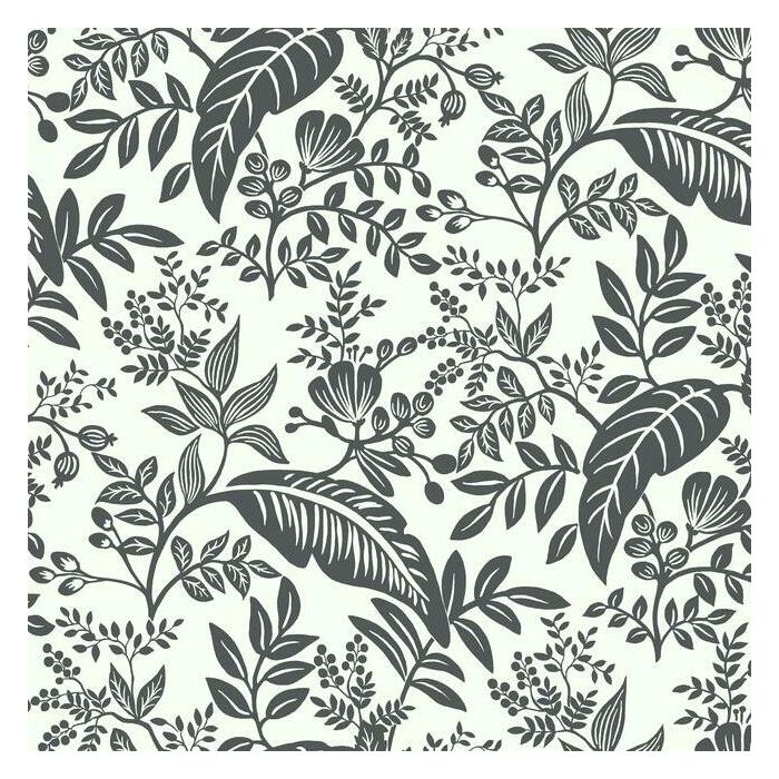 Rifle Paper Co Canopy Wallpaper - Black & White
