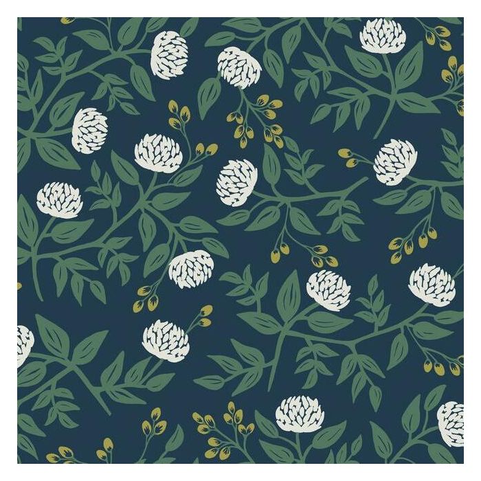 Rifle Paper Co Peonies Wallpaper - Navy