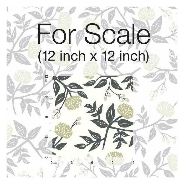 Rifle Paper Co Peonies Wallpaper -White & Black