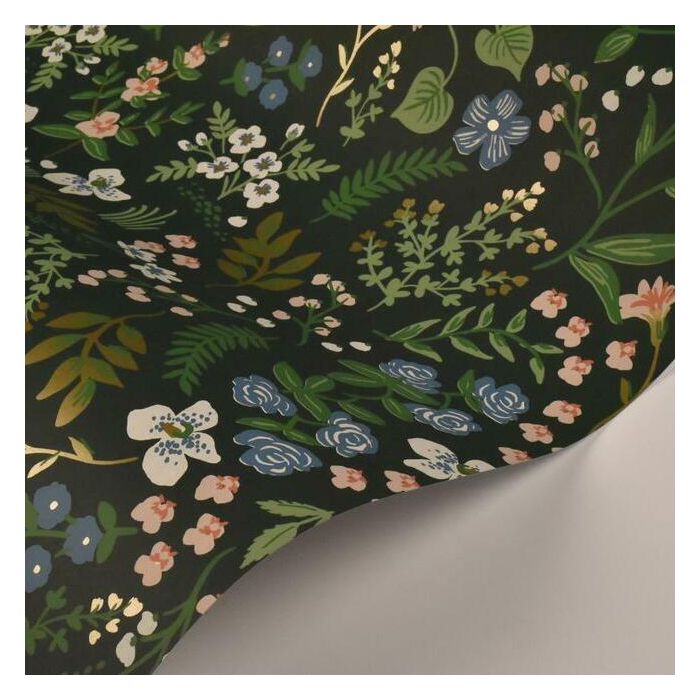 Rifle Paper Co Wildwood Wallpaper - Hunter