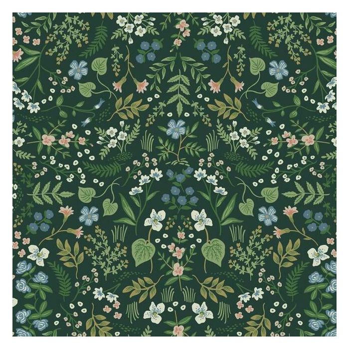 Rifle Paper Co Wildwood Wallpaper - Hunter