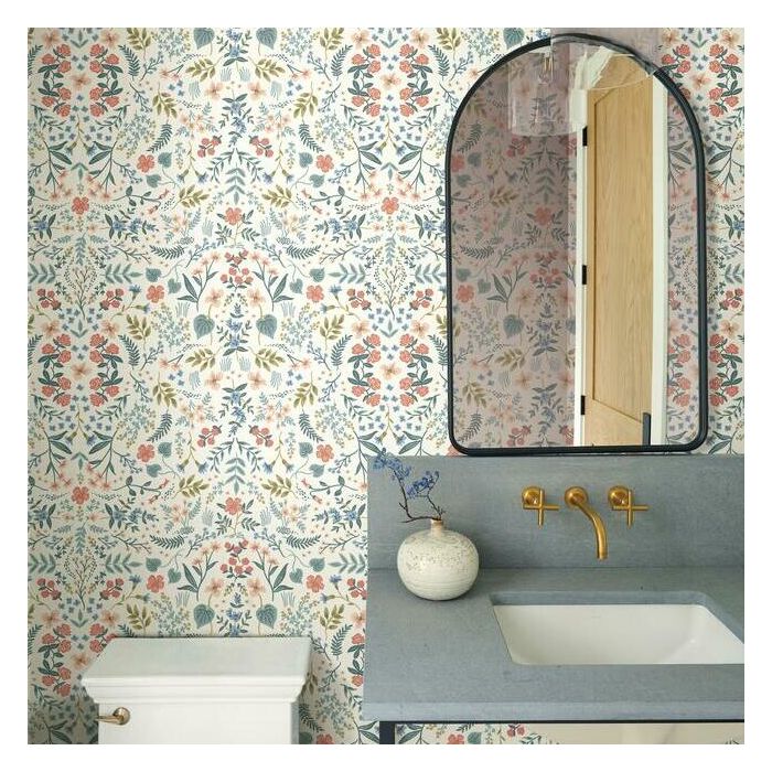 Rifle Paper Co Wildwood Wallpaper - Rose Multi