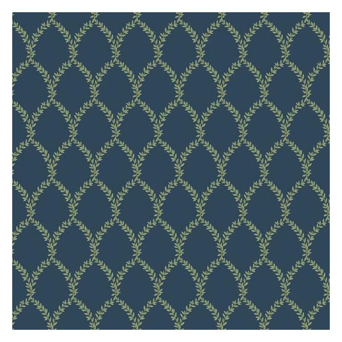 Rifle Paper Co Laurel Wallpaper - Navy