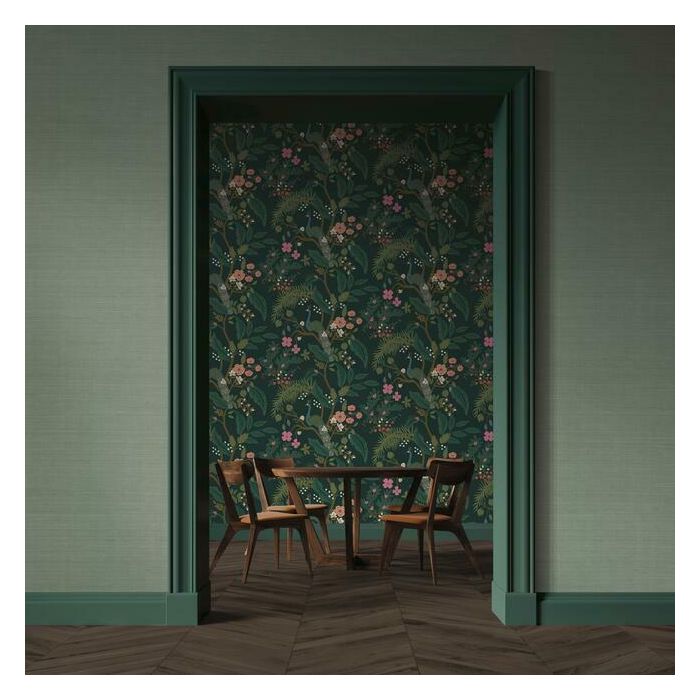 Rifle Paper Co Peacock Wallpaper - Emerald