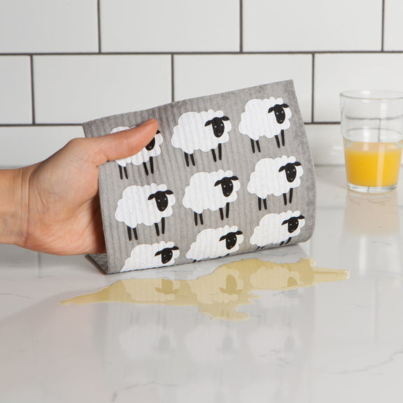 Swedish Dishcloth - Counting Sheep