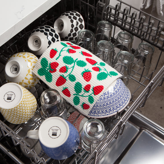 Swedish Dishcloth - Strawberries
