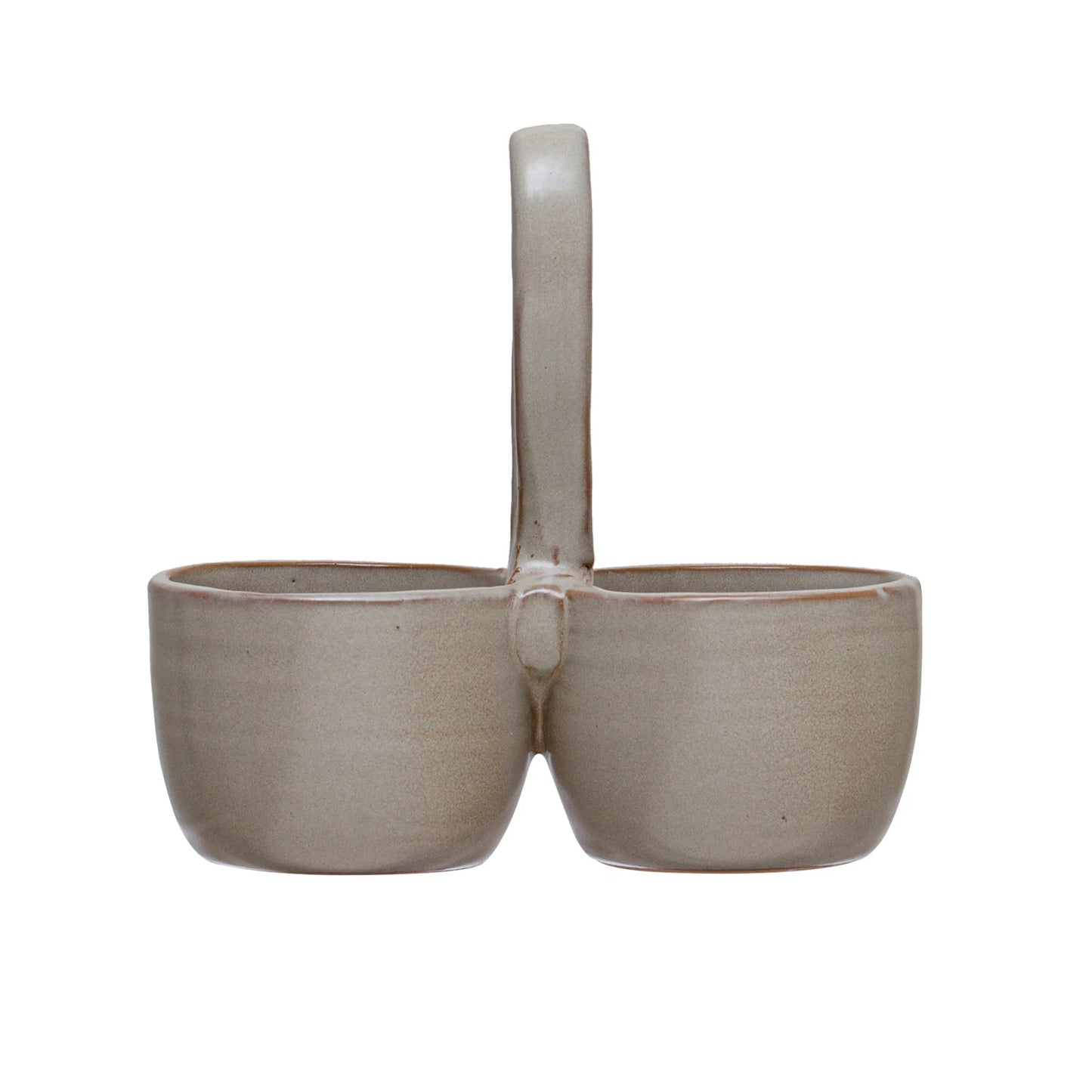 Stoneware Caddy - Grey