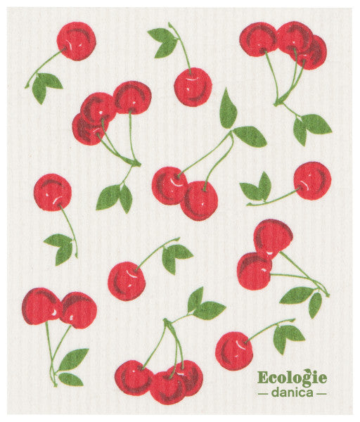 Swedish Dishcloth - Cherries