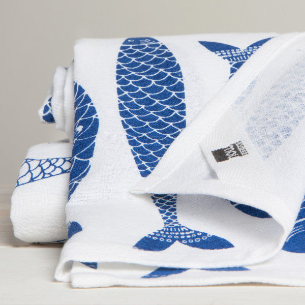 Color Center Floursack Set - Blue Fish