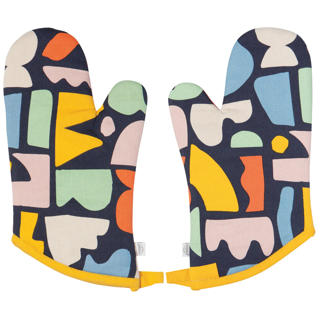 Pot Holder Oven Mitt Set - Doodle
