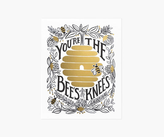 Rifle Paper Co 8x10 Art Print - You're the Bee's Knees