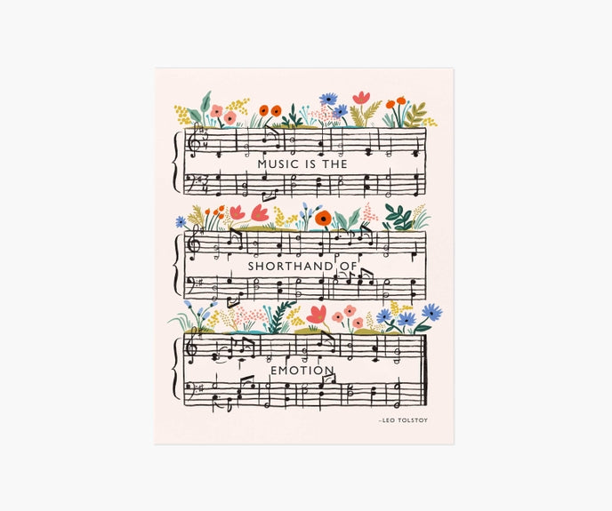 Rifle Paper Co 8x10 Art Print - Tolstoy Quote